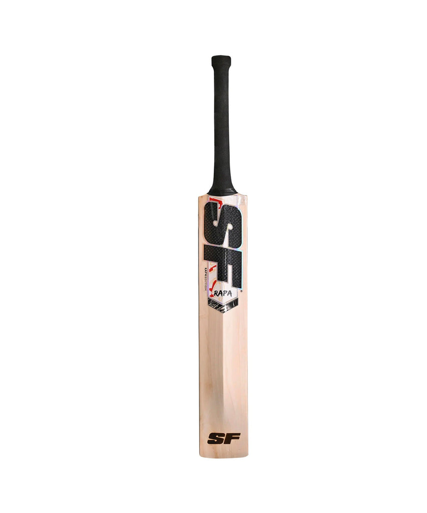SF Rapa Fusion cricket bat, rear profile and Rapa graphics