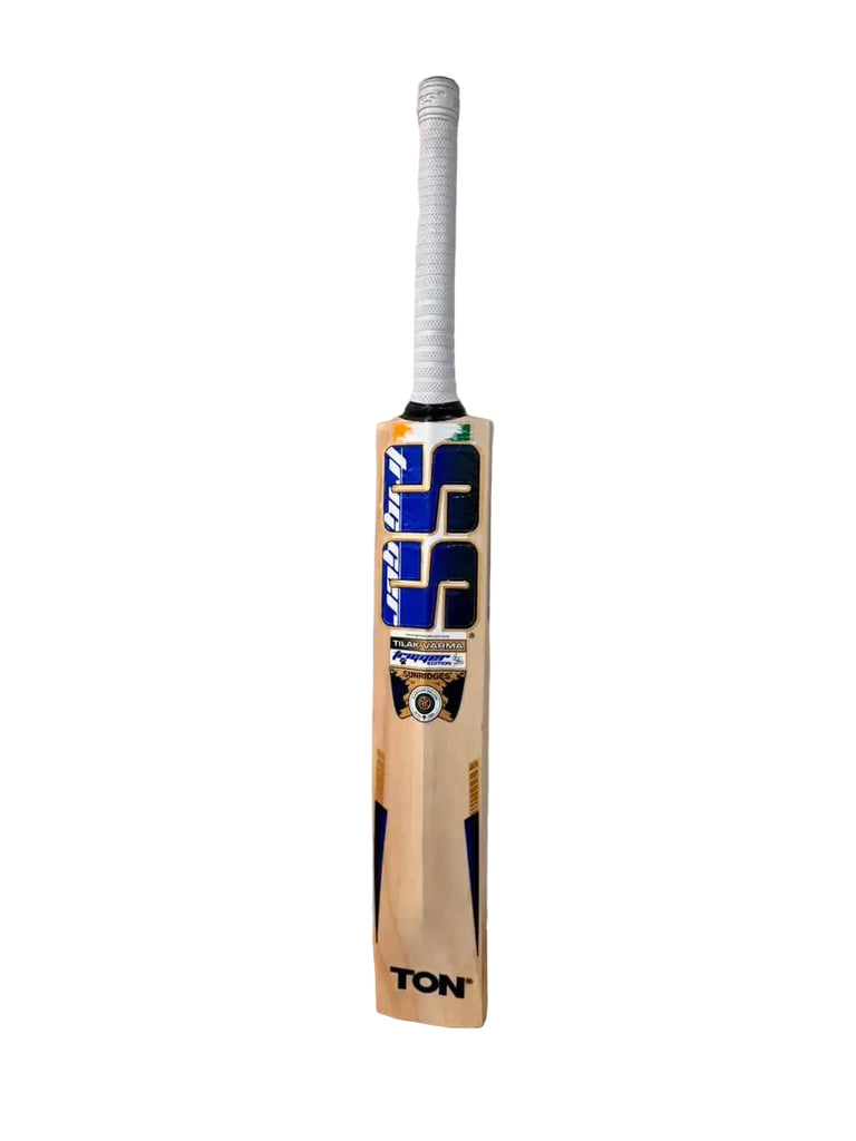 SS Tilak Verma With Fiber English Willow cricket bat Size 5 back view