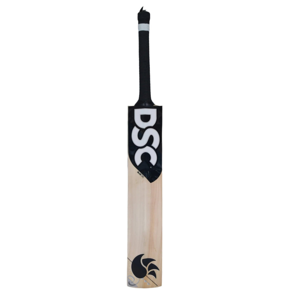 DSC Blak 330 junior English willow cricket bat, Size 5, back and spine view