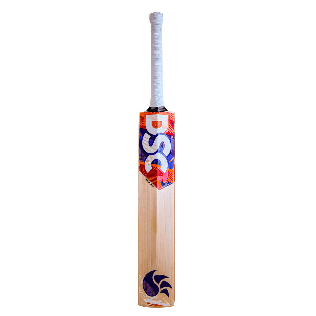 DSC Krunch 2.0 English Willow Cricket Bat Short Handle toe and edge detail