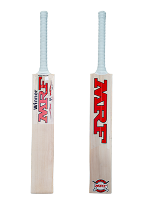 MRF Winner cricket bat front and back view