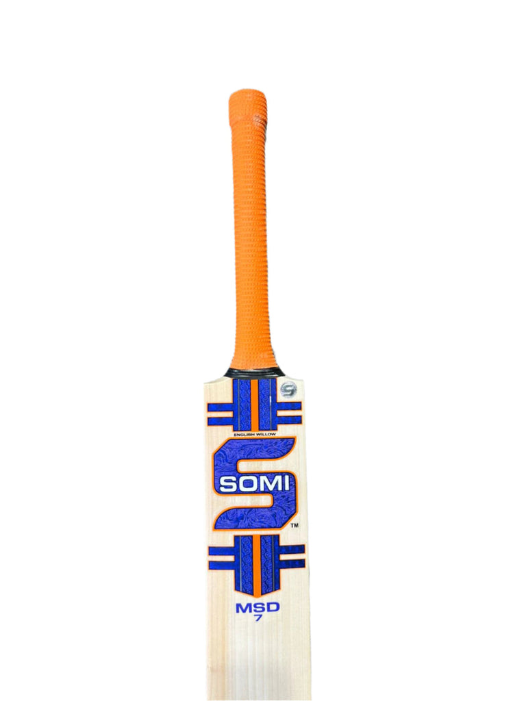 SOMI MSD 7 English Willow Cricket Bat face view