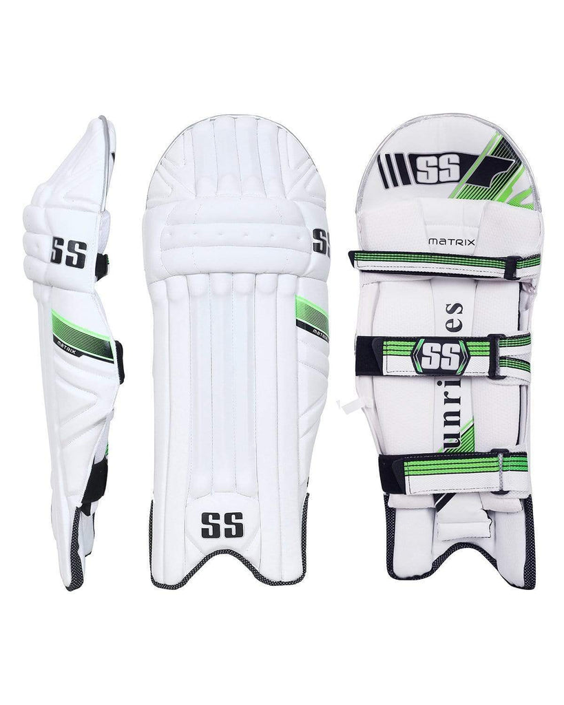 SS Matrix Cricket Batting Leg Guard Pads - Adult RH