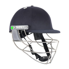 Shrey KOROYD Titanium Cricket Helmet Navy front view