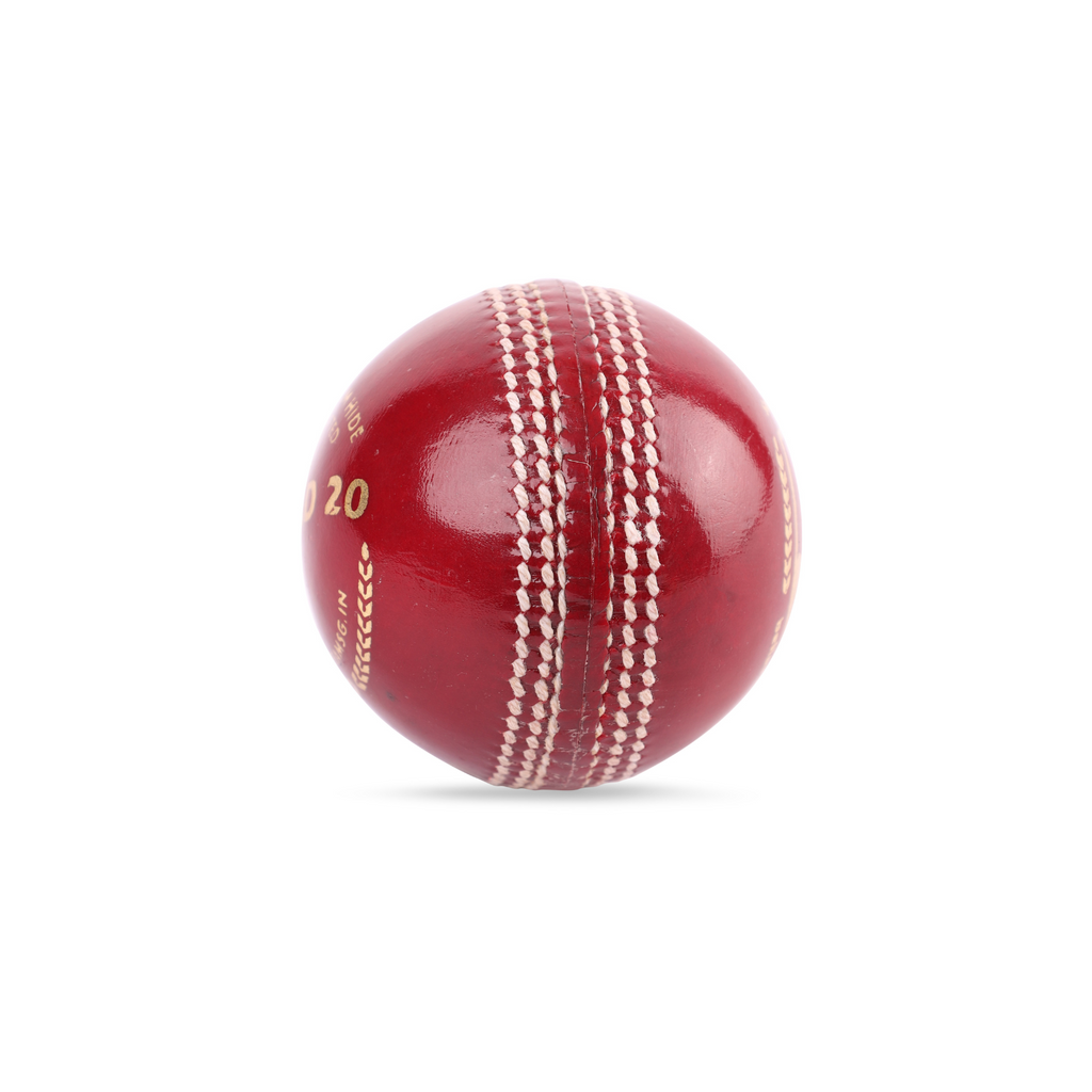 SG Shield 20 Red Cricket Leather Ball Pack of 3
