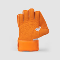 SG KLR 1 Blue/Orange wicketkeeping gloves, alternate view