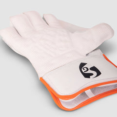 SG RP-17 League wicketkeeping gloves, cuff detail