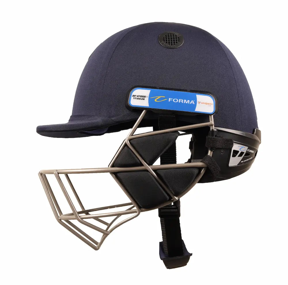 Forma Air Cross Pro Maxx Titanium Cricket Helmet side