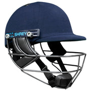 Shrey Premium 3.0 Steel Cricket Helmet Navy side view