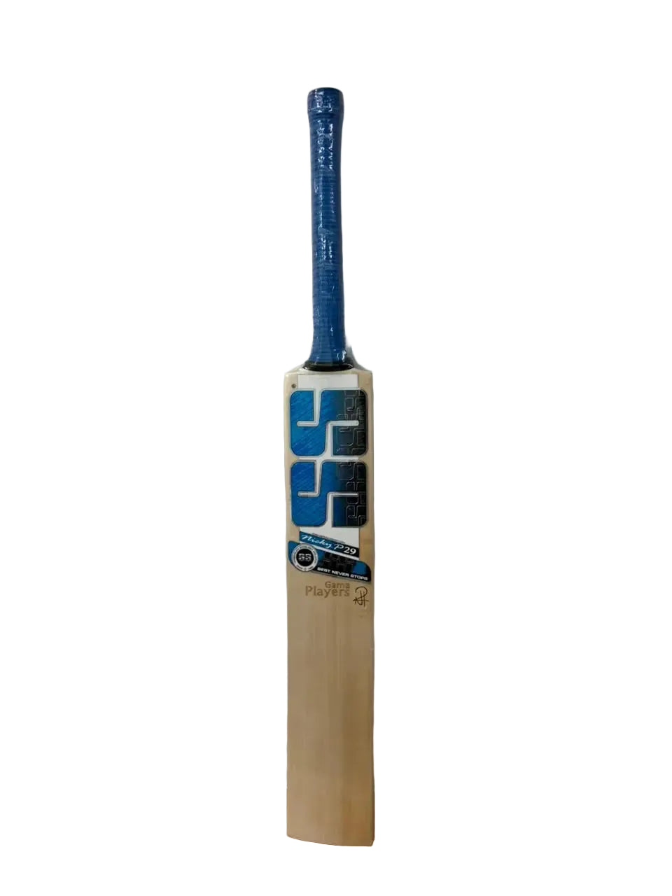 SS Gama N Pooran English Willow cricket bat front view