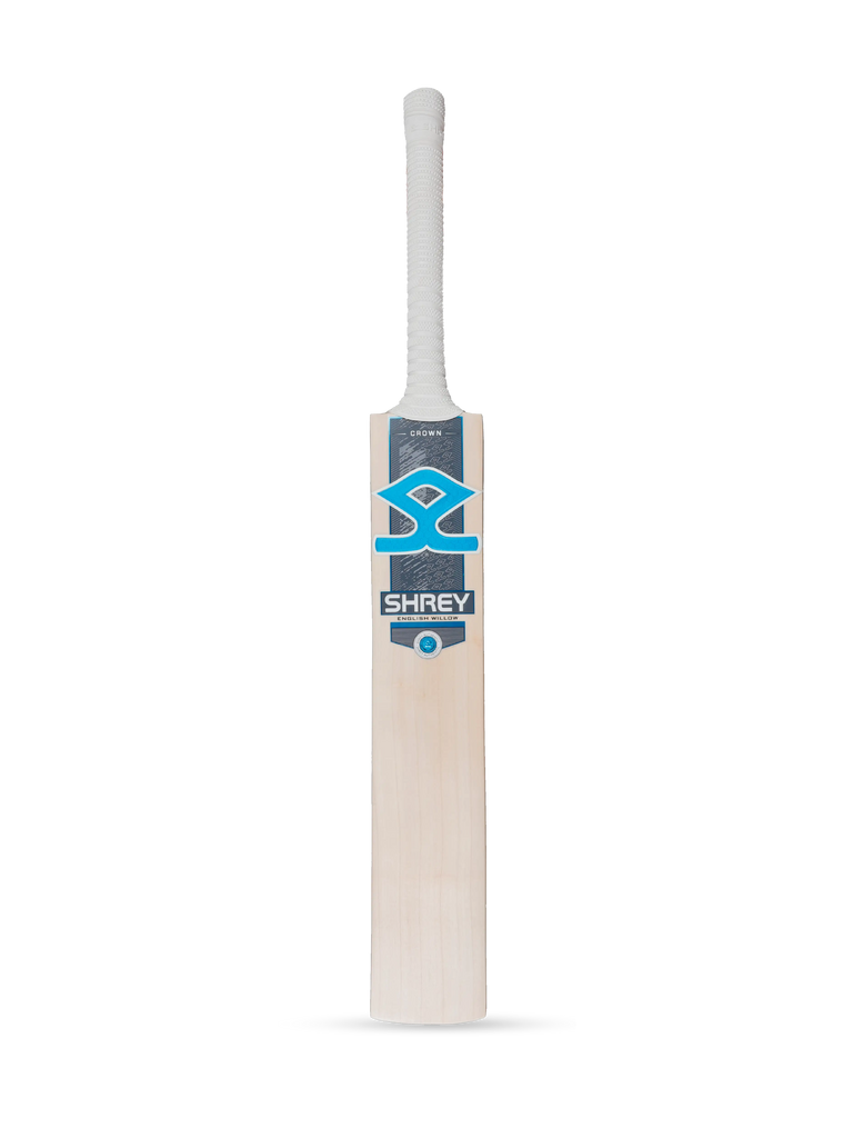 Shrey Crown English Willow Cricket Bat - Short Handle front