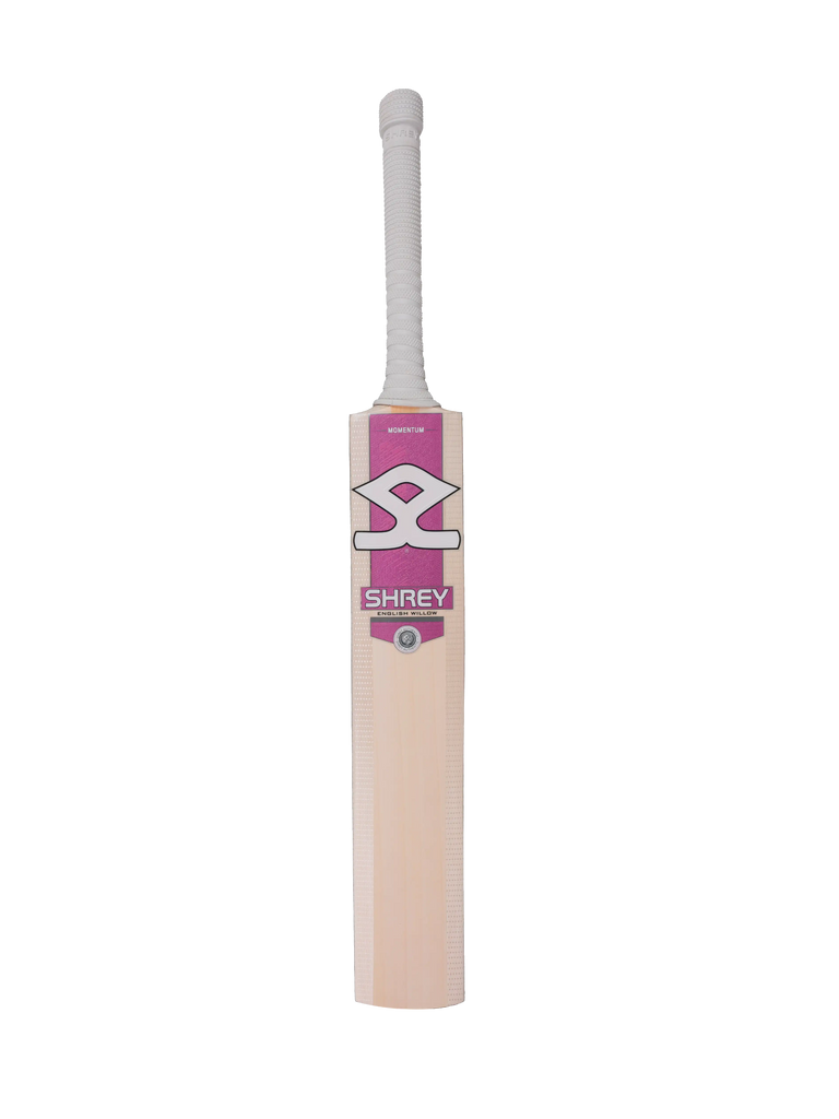 Shrey Momentum English Willow Cricket Bat - Short Handle front