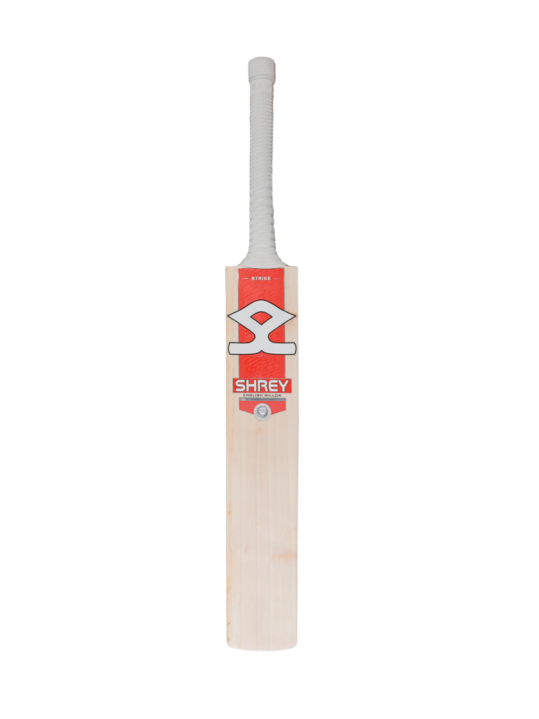 Shrey Strike English Willow Cricket Bat - Short Handle front
