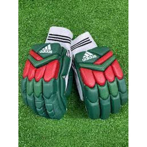 Adidas XT 1.0 Cricket Batting Gloves Green/Red