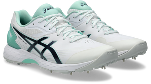 ASICS Women's 350 Not Out FF Cricket Shoe - White/Bright Sunstone