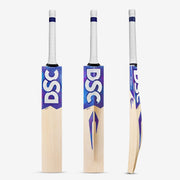 DSC BLU 330 English willow cricket bat, Short Handle, back view