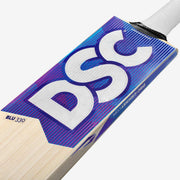 DSC BLU 330 English willow cricket bat, side profile