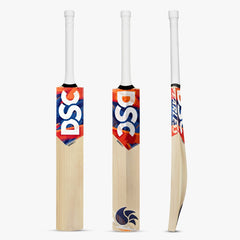 DSC Krunch 1.0 English willow cricket bat, Short Handle, back view