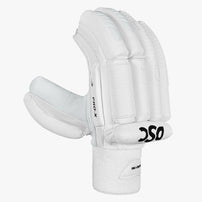 DSC Pro X cricket batting glove with white padded fingers and wrist cuff