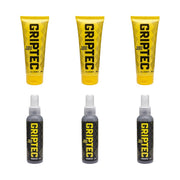 Griptec team pack showing three paste tubes and three remover bottles