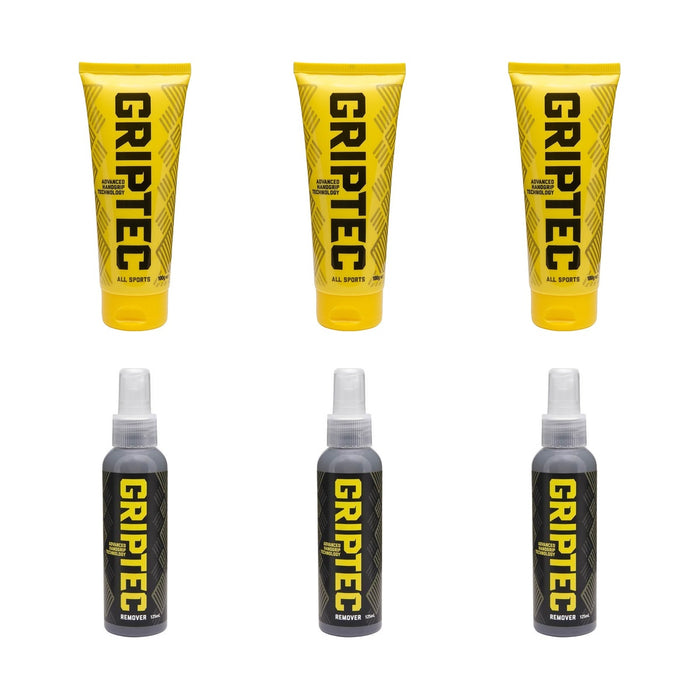 Griptec Paste & Remover Team Pack - 3 + 3