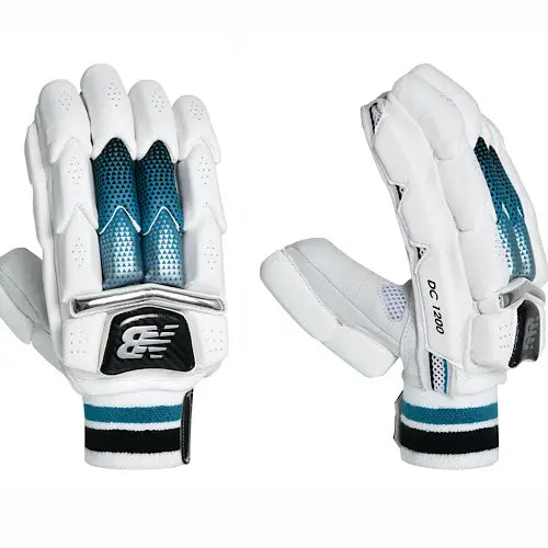 New Balance DC 12i Mens Right Hand batting gloves: front and side