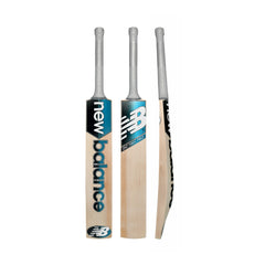 New Balance DC 700i Pro English willow cricket bat, Short Handle, front, back and side views