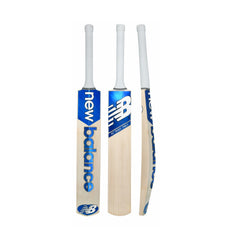 New Balance TC 900i Pro English willow cricket bat, Short Handle, front, back and side views