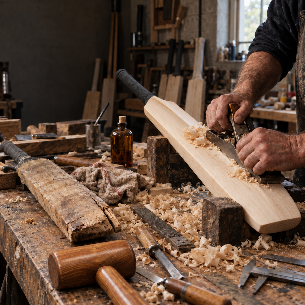 Cricket bat handle replacement workshop service