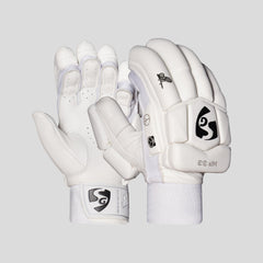 SG HP 33 White Cricket Batting Gloves - Adult RH