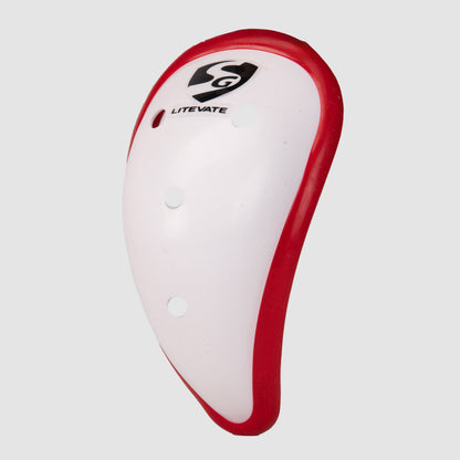 SG Litevate Youth Abdominal Pad angled view