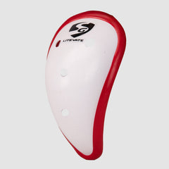 SG Litevate Youth Abdominal Pad angled view