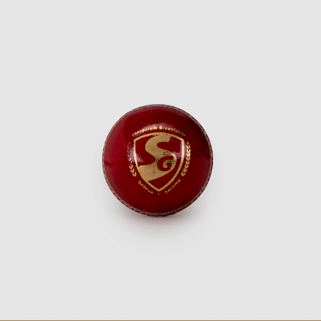 SG Shield 20 Red Cricket Leather Ball