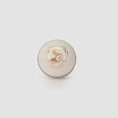 SG Shield 30 White Cricket Leather Ball