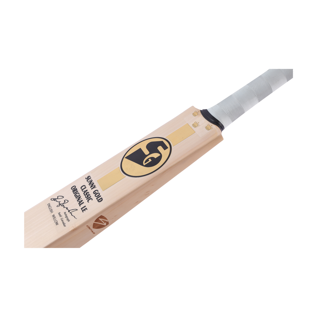 SG Sunny Gold Classic Original LE English Willow Cricket Bat rear view