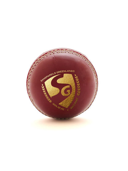 SG SUPER 50 Red Cricket Ball official product image