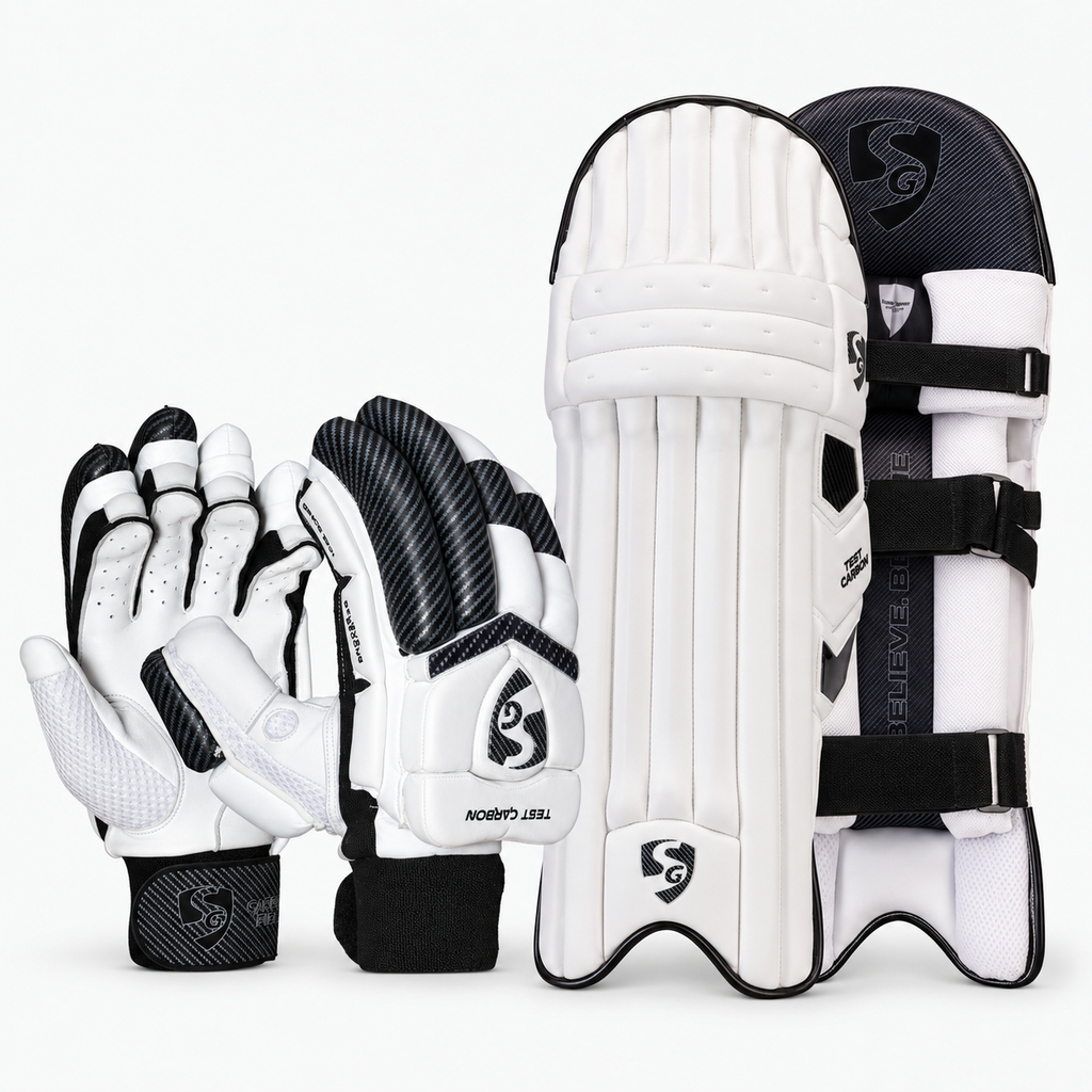 SG Test Carbon Batting Combo – Adult Right Handed