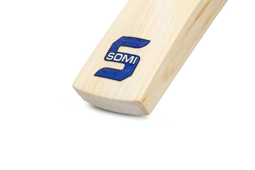 SOMI MSD Player English Willow Cricket Bat edge profile view