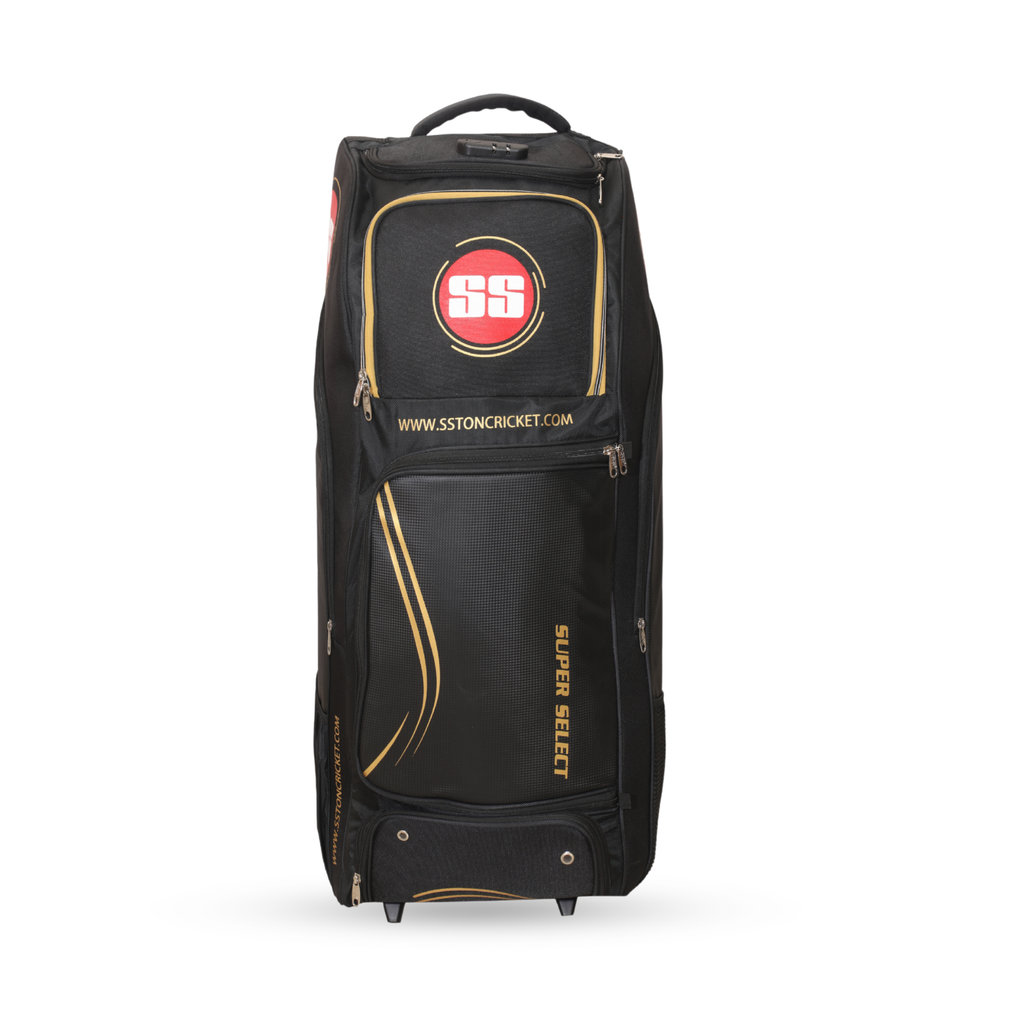 SS Super Select Duffle Wheelie Cricket Kit Bag front view