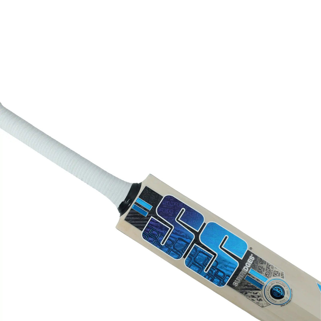 SS Super Select English Willow Cricket Bat - official SS Cricket sticker detail