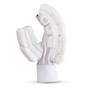 SS Ton Player Edition White Cricket Batting Gloves Adult palm and protection detail