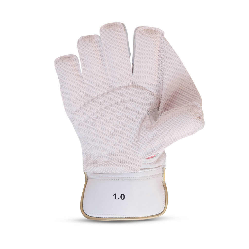 SS TON Pro 1.0 Adult wicketkeeping glove, palm
