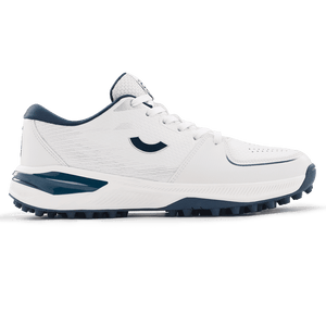 Tenxu Criclite Cricket Rubber Shoes - White/Navy