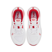 Tenxu Youngstar Kids Cricket Shoes - Bright White/Racing Red view 6