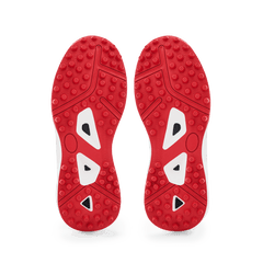 Tenxu Youngstar Kids Cricket Shoes - Bright White/Racing Red view 7