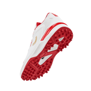 Tenxu Youngstar Kids Cricket Shoes - Bright White/Racing Red view 9