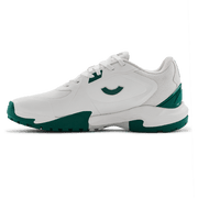 Tenxu All Rounder Cricket Rubber Shoes Bright White Green view 3