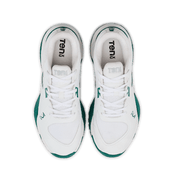 Tenxu All Rounder Cricket Rubber Shoes Bright White Green view 5