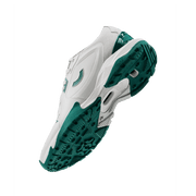 Tenxu All Rounder Cricket Rubber Shoes Bright White Green view 8