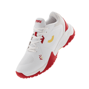 Tenxu All Rounder Cricket Rubber Shoes Bright White Racing Red view 7
